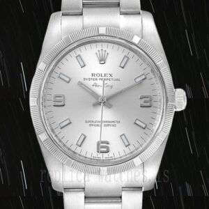 Rolex Air-king 36mm 114210SSO Men's Silver Dial Automatic