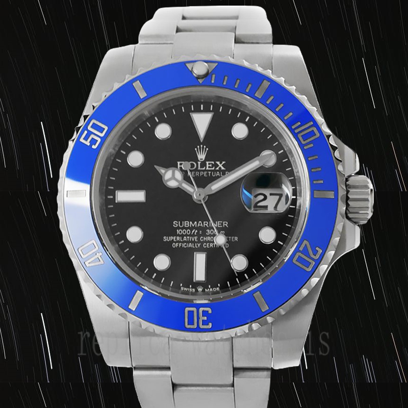 Rolex Submariner 40mm 116610 Men's Rubber Band Blue Dial